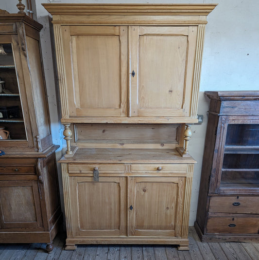 German Pine Dresser/Cupboard