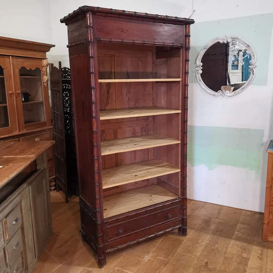 Faux Bamboo Bookcase