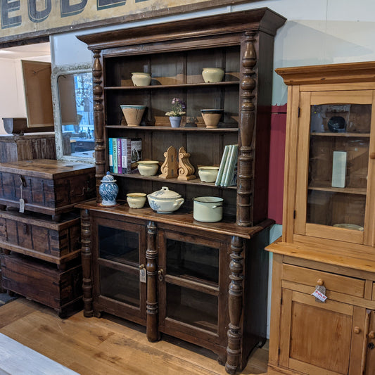 Victorian/Georgian Glazed Oak Dresser
