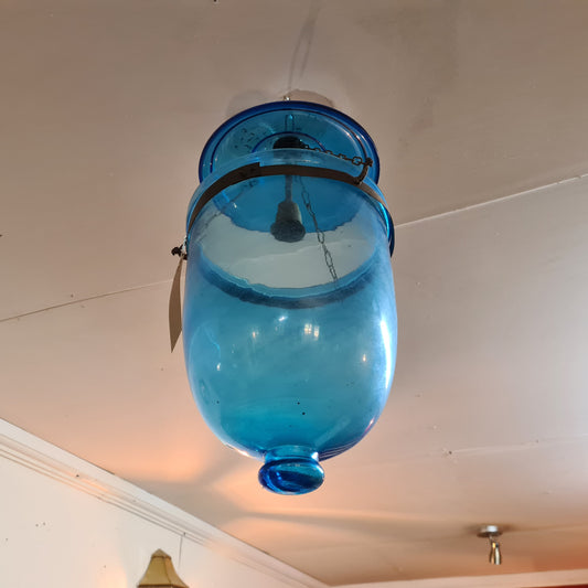 Small Blue Glass Shade